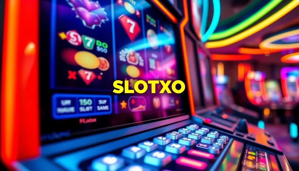 เล่น SLOTXO ในเกมสล็อตออนไลน์ที่มีกราฟิกสดใสและสนุกสนาน
