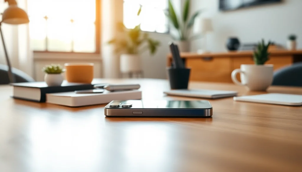 Comparativa del iPhone 15 Pro precio mostrando características destacadas en un entorno profesional.