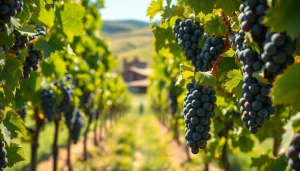 Visitors enjoying a wine tasting experience at a Winery Sacramento, surrounded by lush vineyards.