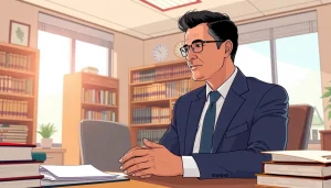 Consultation with a Car Accident Lawyer Clearwater FL in a bright office, emphasizing professionalism.