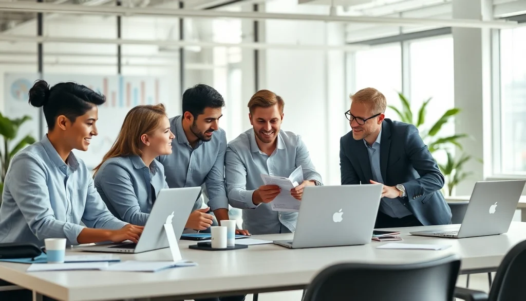 SEO Agentur mit KI analysieren Strategien in modernem Büro