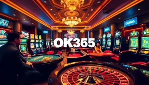 Experience the thrill of gaming at OK365 with thrilling tables and vibrant slot machines.
