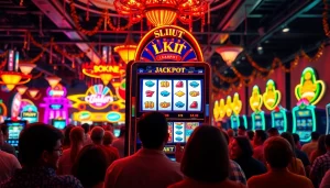 Menangkan jackpot besar di slot depo 1k dengan suasana kasino yang ceria dan menarik.