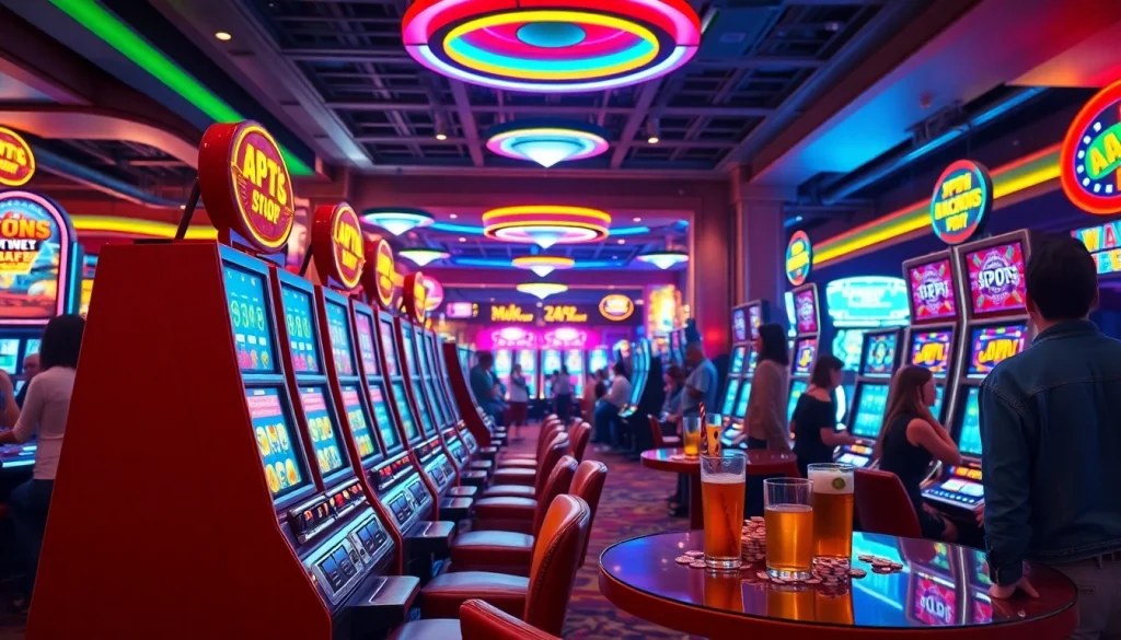 Menangkan slot deposit 1k dengan mesin yang menarik dan suasana kasino yang hidup.