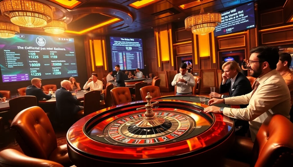 The official hidden wiki enhances your casino experience with strategic betting insights at a vibrantly lively roulette table.