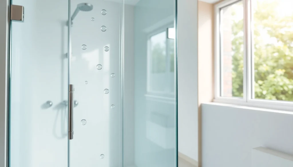 Elegant shower doors uk in a modern bathroom, showcasing sleek design and clarity.
