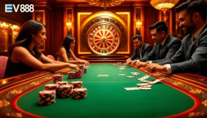 Experience high-stakes gameplay at https://ev882.sa.com/ with luxury casino elements and vibrant emotions.