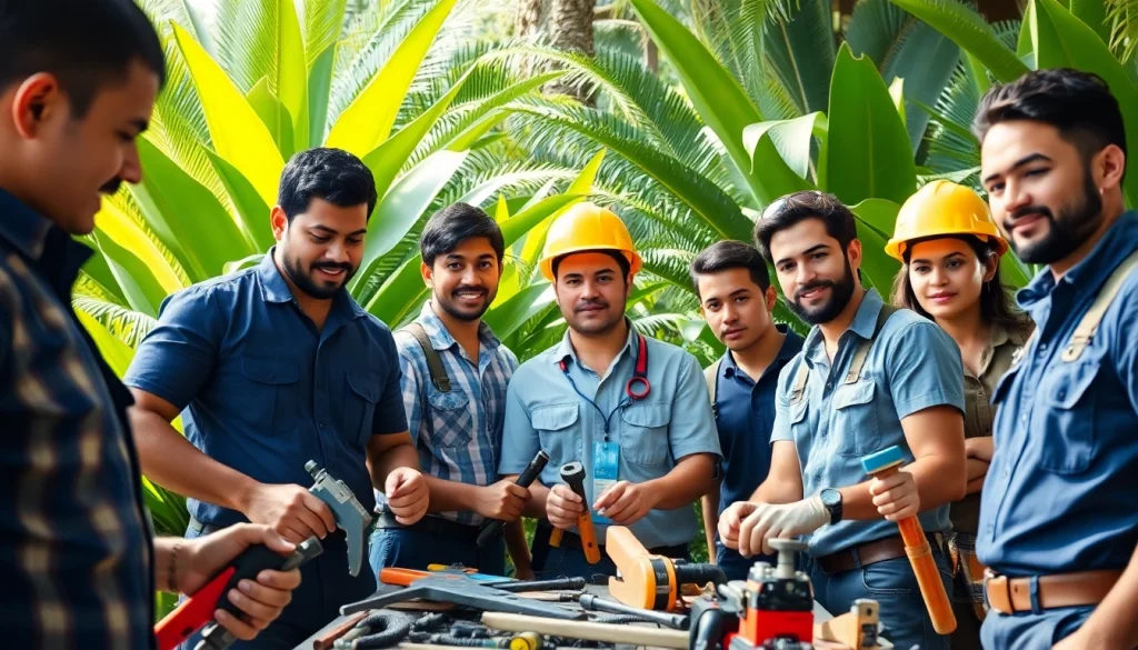 Students training at trade schools in Hawaii, showing vibrant engagement in hands-on activities.