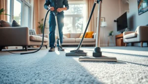 Skilled carpet cleaners roseville ca transforming a living room with expert techniques.
