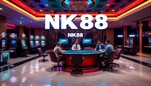 Experience the excitement of NK88 casino action with vibrant slots and intense poker games.