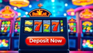 Main slot depo 1k game interface displaying vibrant colors and engaging elements.