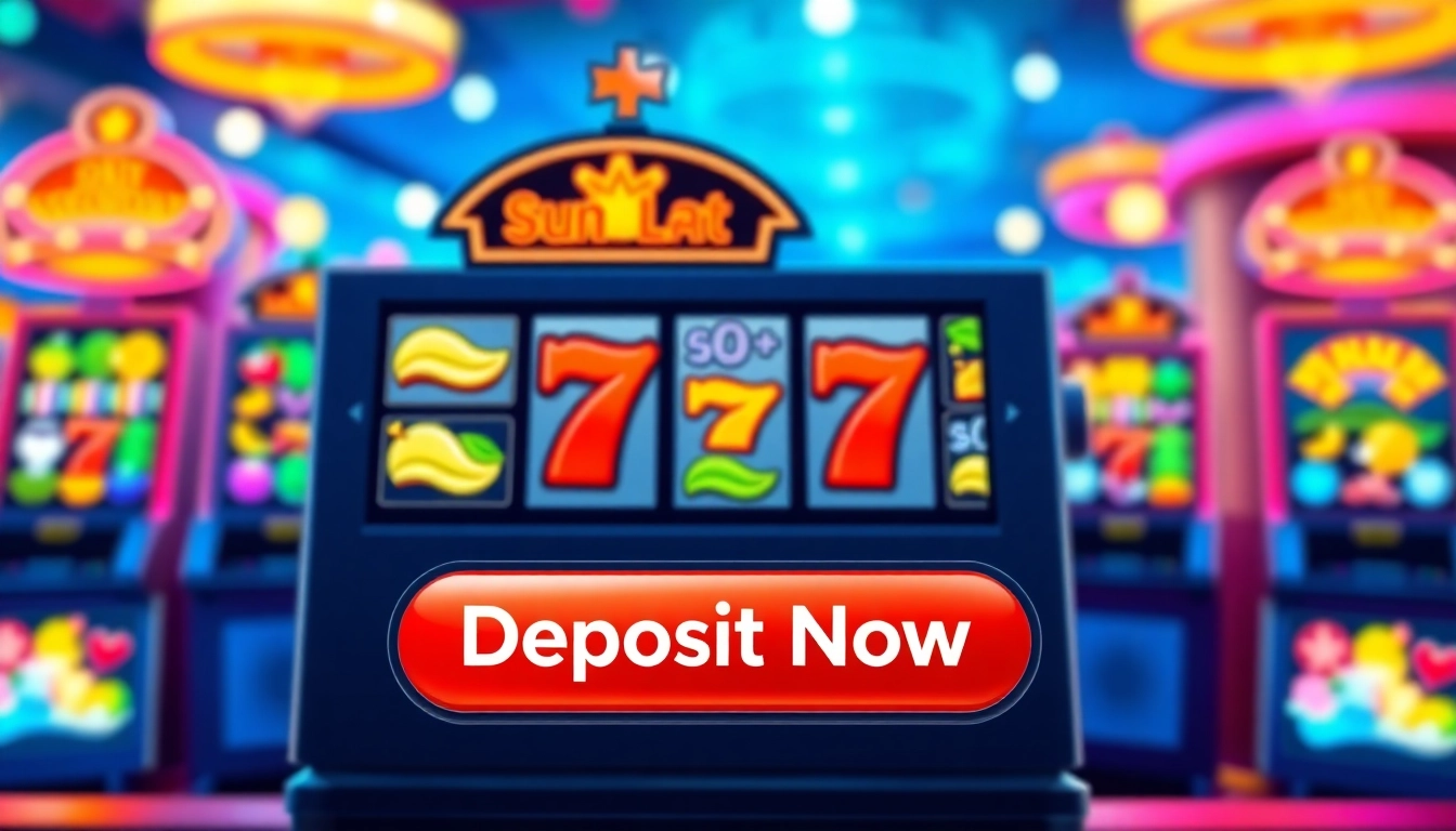 Main slot depo 1k game interface displaying vibrant colors and engaging elements.