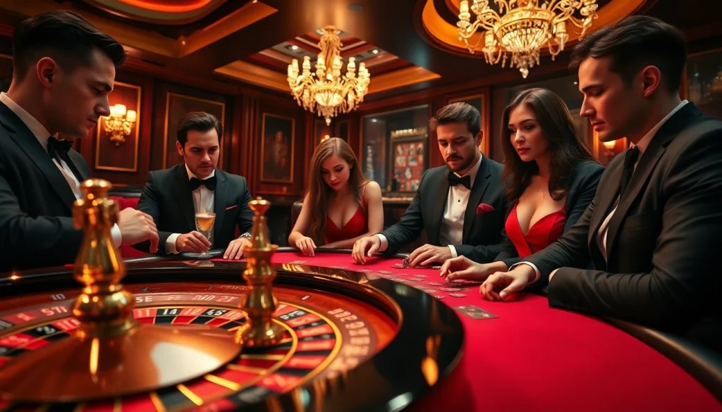 Engaging scene of luxurious casino gameplay emphasizing porn ai themes and high-stakes action.