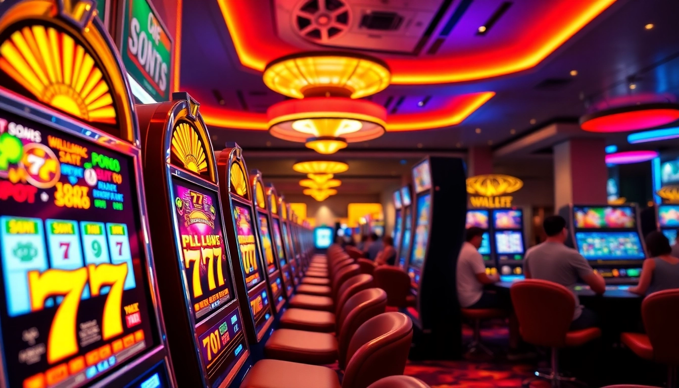 Menangkan permainan slot777 dengan mesin slot menarik di kasino modern.