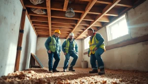 Crawl Space Restoration by a professional team showcasing effective moisture removal techniques.