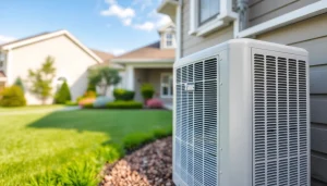 Trane Canada HVAC system installation showcasing modern technology and efficiency for residential use.