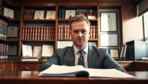 Greenville Personal Injury Lawyer providing legal assistance in a professional office setting.