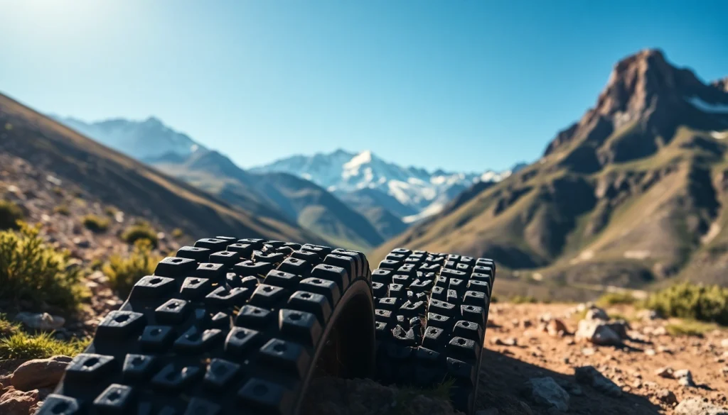 Traction Boards positioned on an off-road trail, showcasing their rugged design and outdoor use.