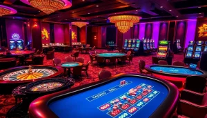 Découvrez l'excitation du casino en ligne avec des tables vibrantes et des joueurs engagés.