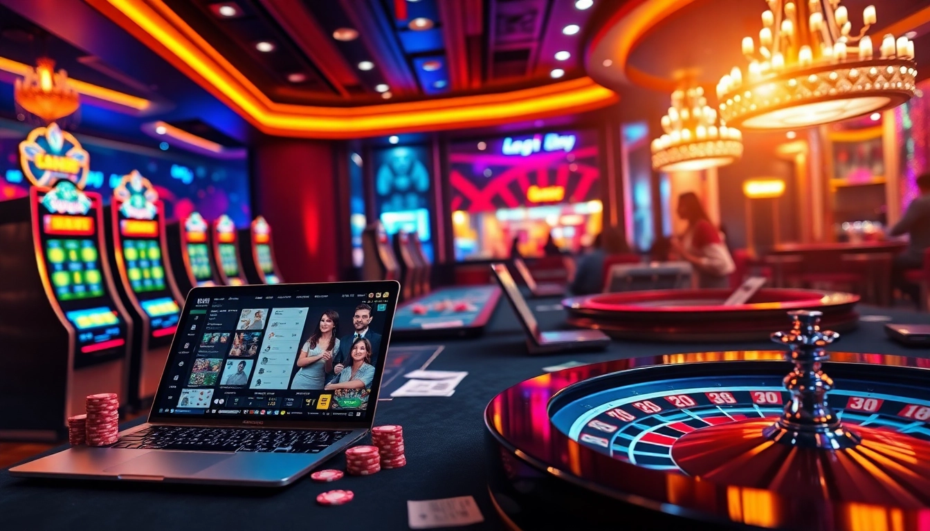 Découvrez l'excitation du casino en ligne avec des machines à sous vibrantes et des tables de poker virtuelles.