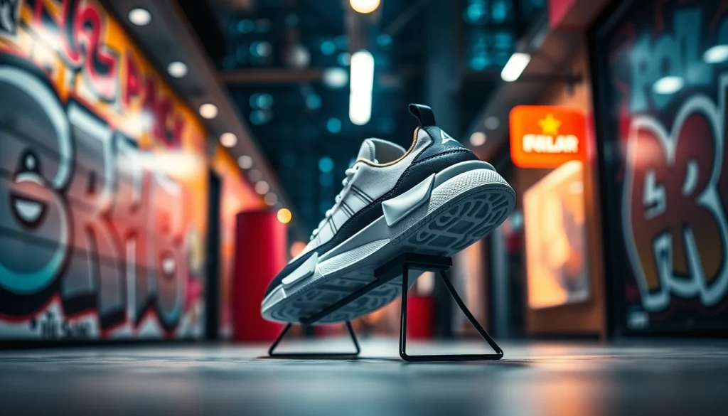 레플리카 운동화의 독특한 디자인을 강조하는 이미지입니다.