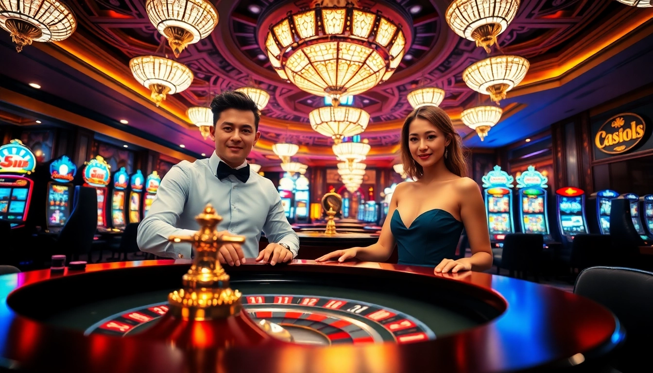 Menang bermain casino online dengan dealer langsung dan suasana berkilau.