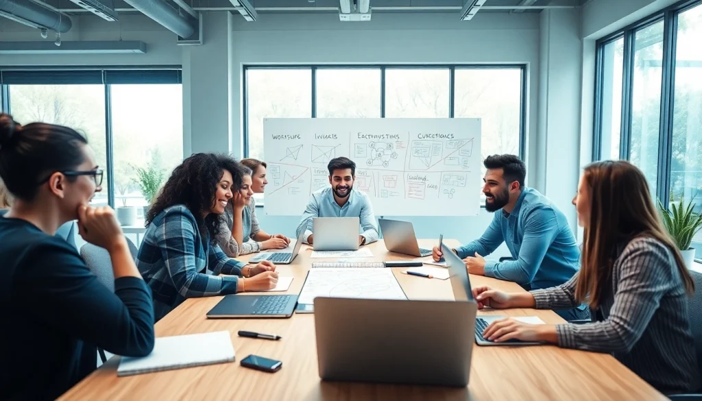 How to effectively collaborate in workshops with engaged participants and a dynamic setting.