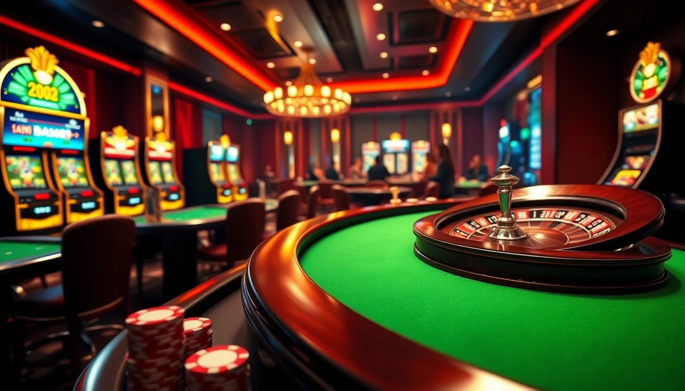 Experience excitement at LC88 with vibrant casino tables and thrilling slot machines.