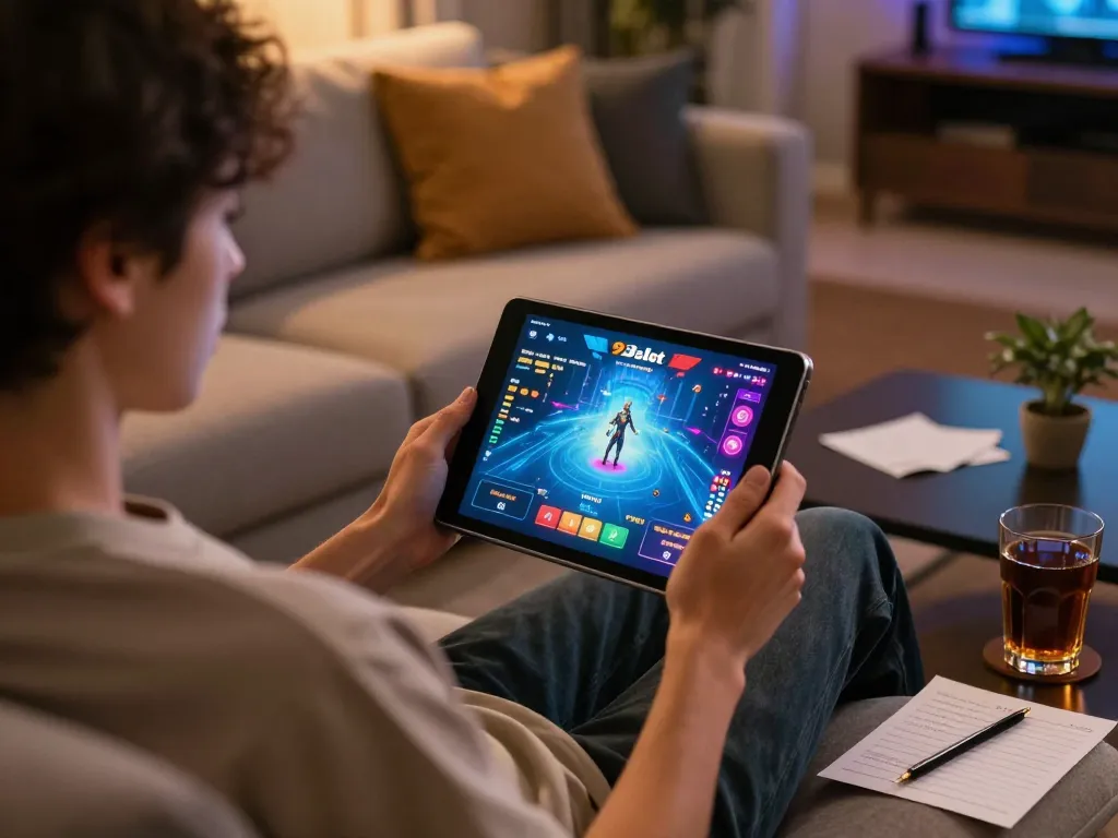 Entering thrilling gameplay on the 92slot platform while enjoying a cozy home atmosphere.