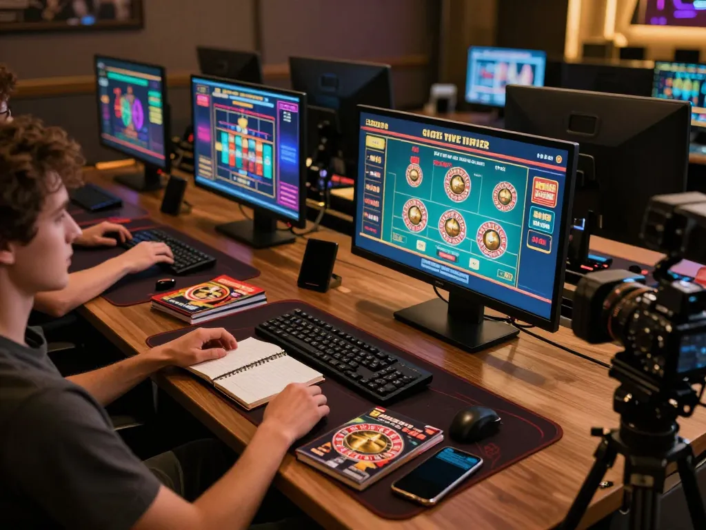 678vip player engaged in dynamic online casino gaming with vibrant visuals and strategy resources
