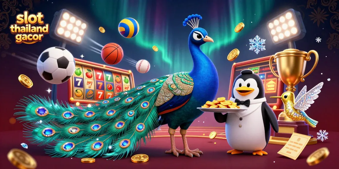 Experience high-stakes excitement with slot thailand gacor, featuring slot reels and dazzling casino characters.