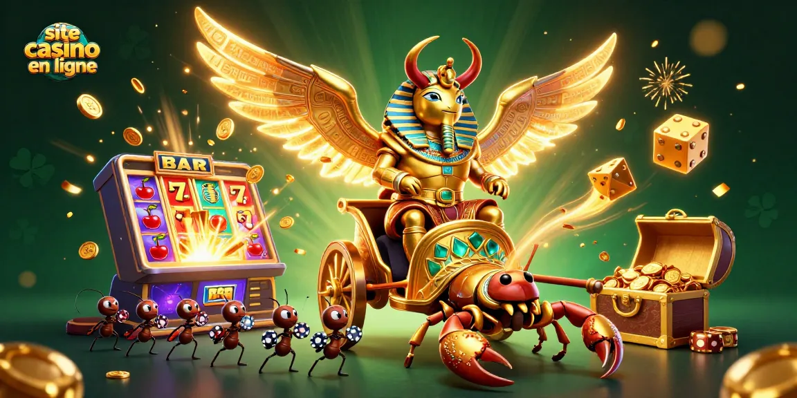 Jouez sur un site casino en ligne palpitant avec des personnages 3D dynamiques, machines à sous et des éléments de jeu captivants.