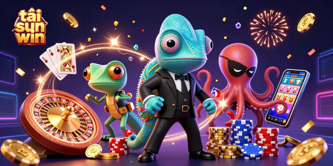 Engage with thrilling gameplay as you tải sun win with colorful characters, winning slots, and lively casino elements.