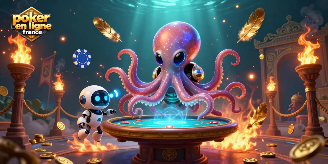 Les joueurs de poker en ligne en France s’affrontent avec des jetons d’astéroïdes et une table holographique animée.