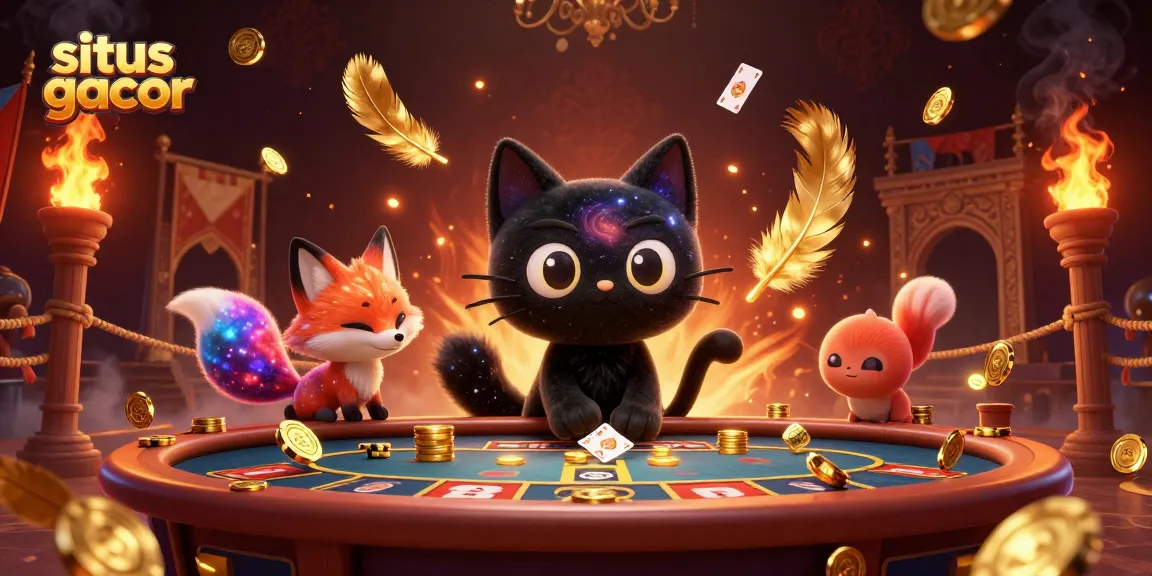 Engage in situs gacor gaming with vibrant cosmic casino characters enhancing your betting experience.