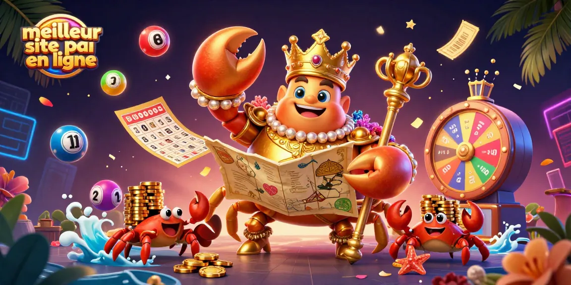 Plongez dans le meilleur site pari en ligne avec des jeux animés comme le bingo et la loterie, entouré de richesses.