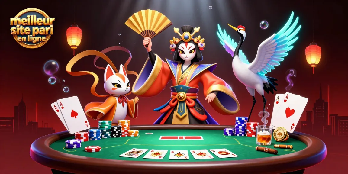 Explorez le meilleur site pari en ligne avec un spectacle de poker captivant et des personnages dynamiques.
